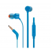 Наушники JBL Гарнитура T110, синий Наушники JBL Гарнитура T110, синий